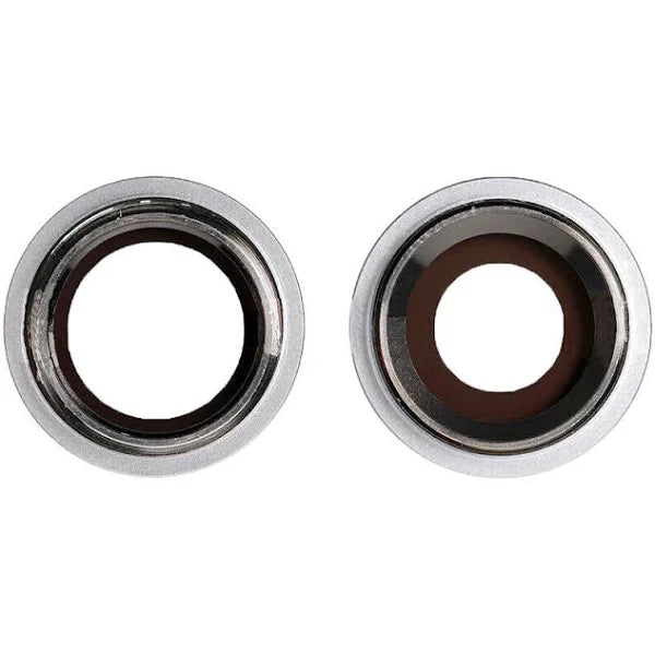 Rear Camera Lens with Bezel for iPhone 11-White Rear Camera Lens with Bezel for iPhone 11-White